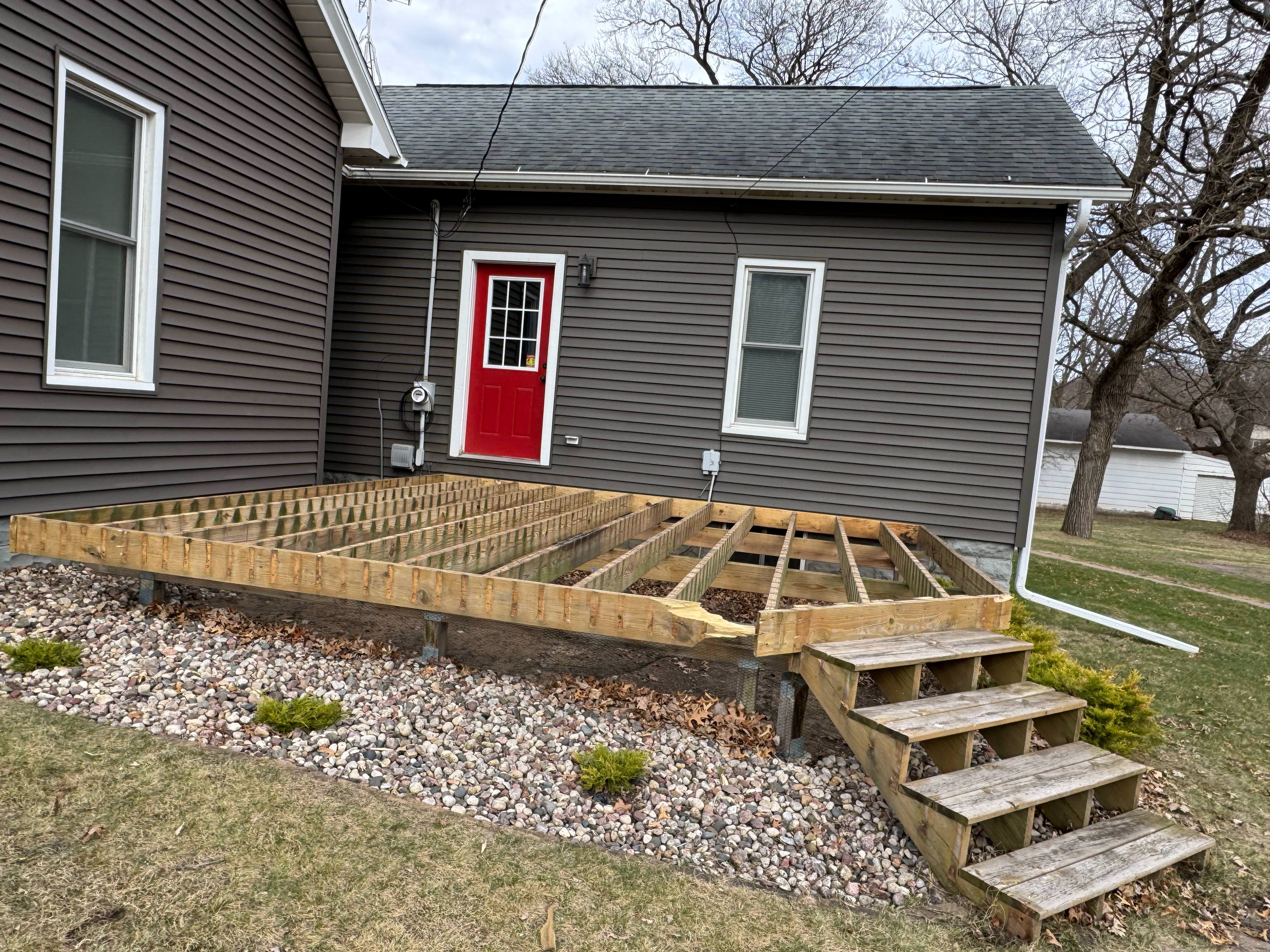 Deck before