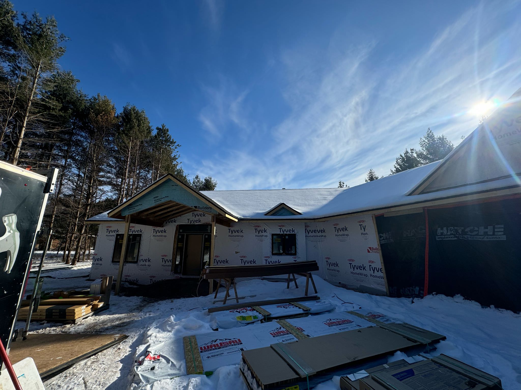 Siding before